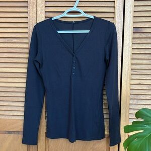 Lululemon Close Call Henley Long Sleeve